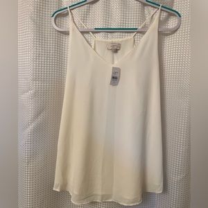 NWT Loft Cream Flowy Cami